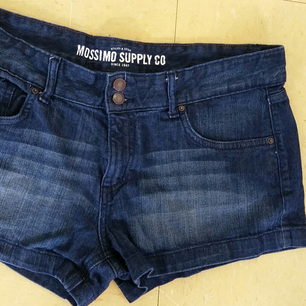 Dark Blue Jean Shorts